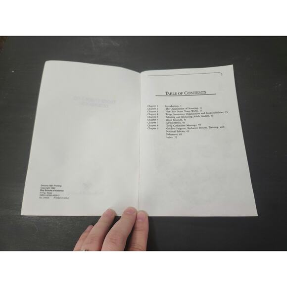 1991 BSA Troop Committee Guidebook Boy Scouts of America No. 34505 2nd Printing - Picture 4 of 7